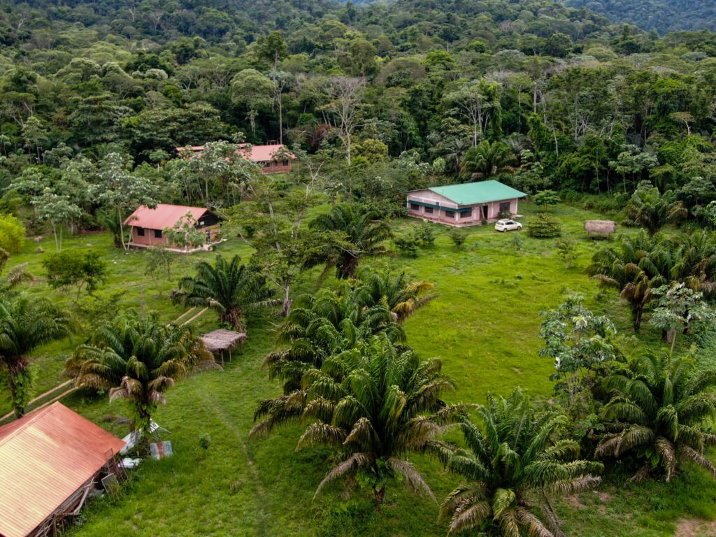 The camp from above